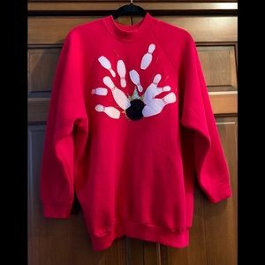 Crew Neck Appliqué Sweatshirt